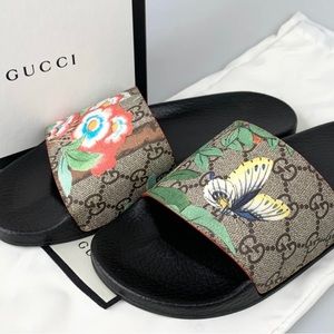 Gucci GG Blooms Supreme Slide- NIB size 37